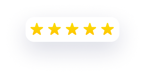 A Rectangular Icon With Five Yellow Stars In A Row, Indicating A Five-Star Rating, On A Dark Background Serves As A Testament To Our Service Quality And An Insight Into Who We Can Help.